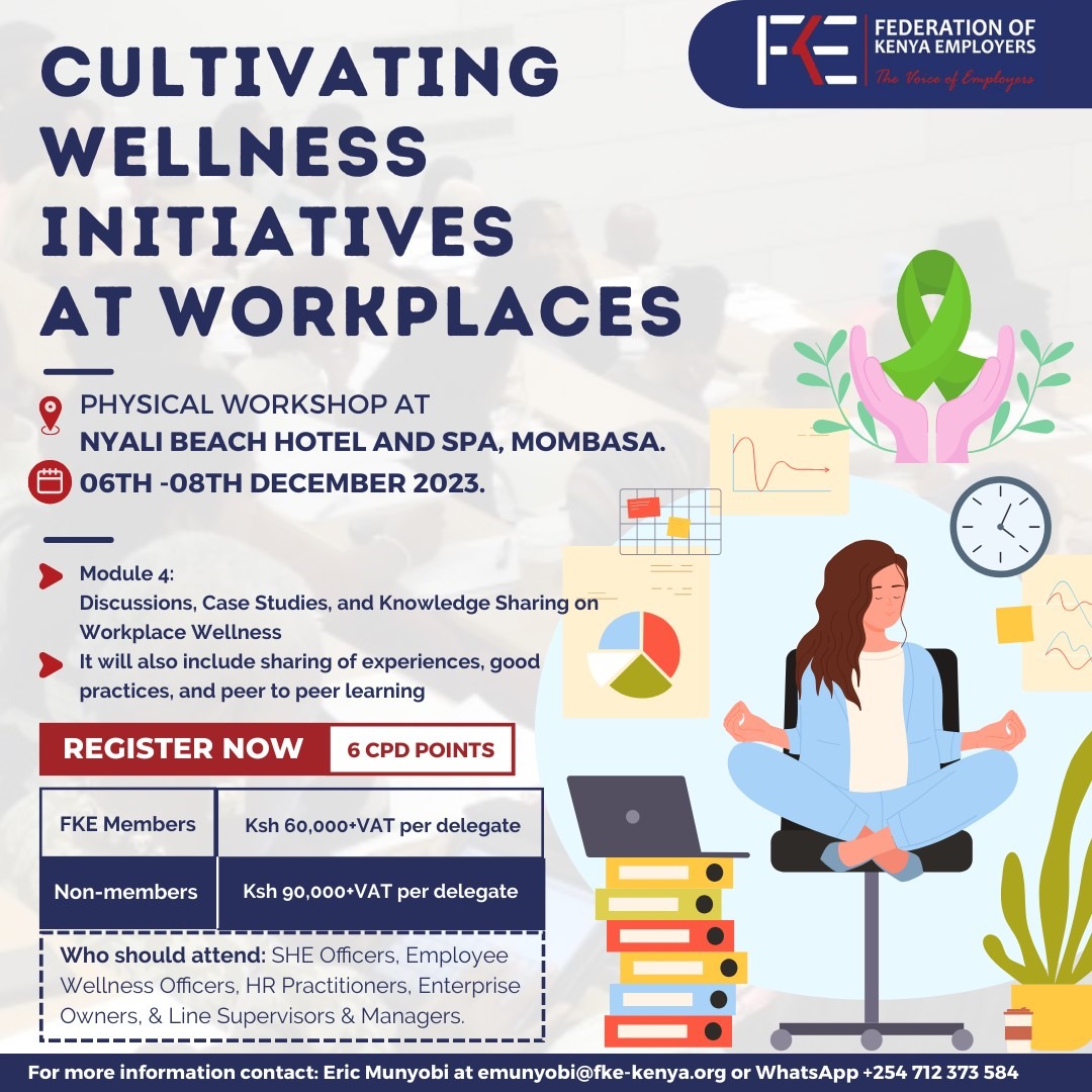 CULTIVATING WELLNESS INITIATIVES AT WORK PLACES  
