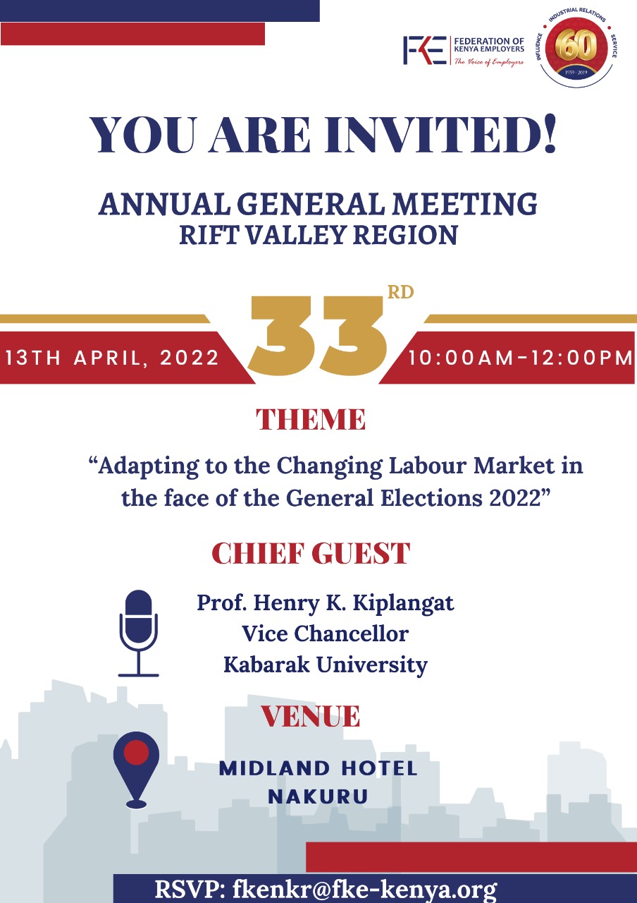 Annual General Meeting - Rift Valley Region